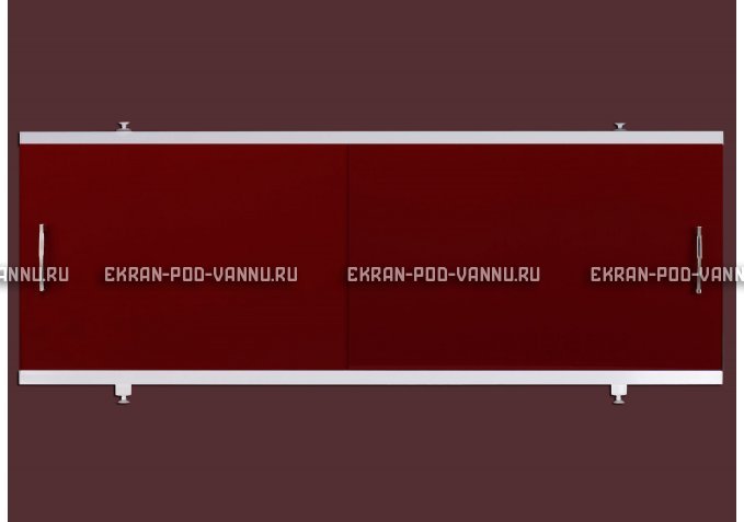 Экран EUROPLEX Универсал бордо под трубы – купить по цене 6250 руб. в интернет-магазине в городе Брянск картинка 1