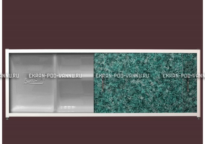 Экран с полкой - Малахит – купить по цене 6280 руб. в интернет-магазине в городе Брянск картинка 1