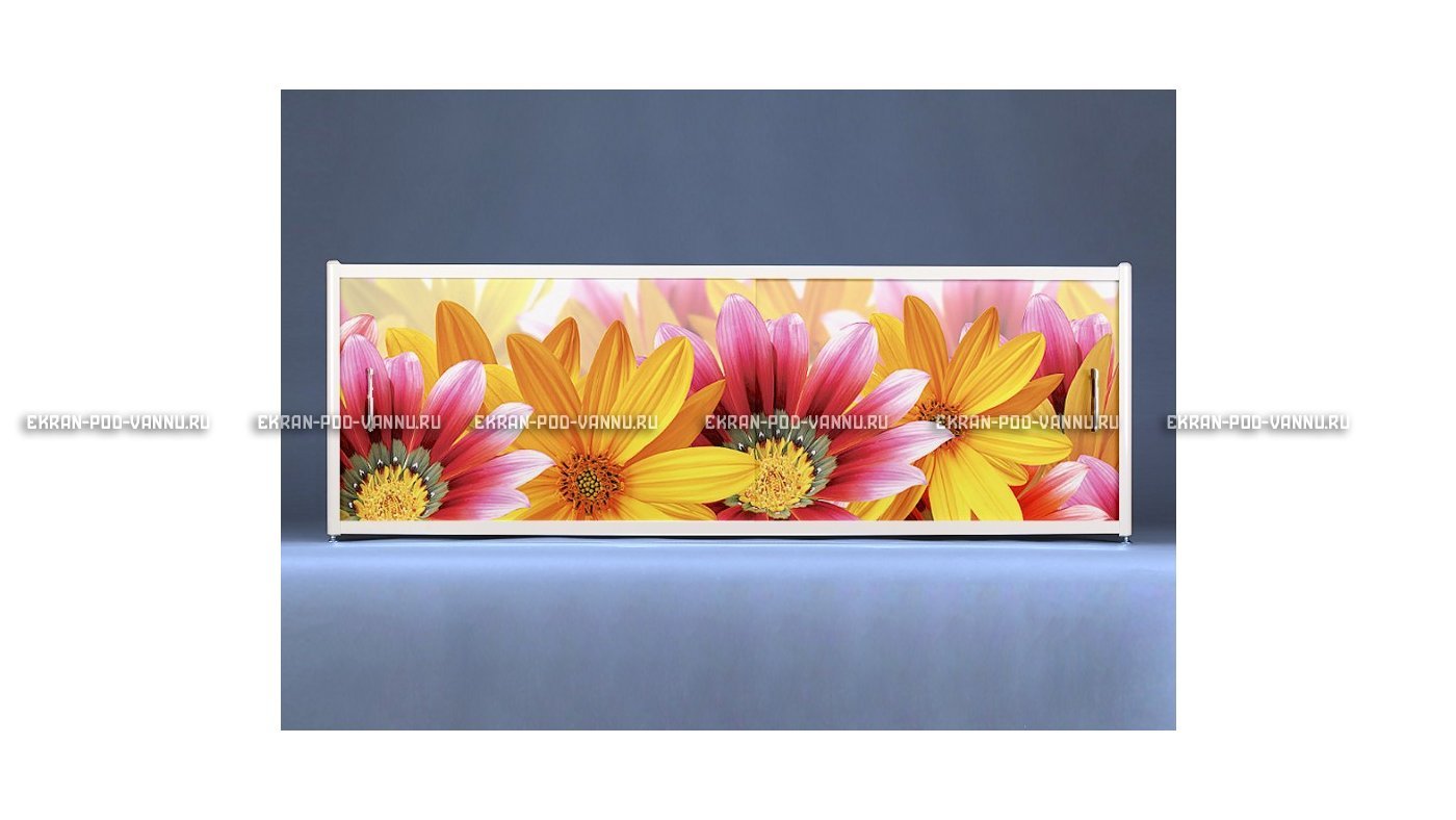 Раздвижной ФОТО экран - Flowers – купить по цене 8500 руб. в интернет-магазине в городе Брянск картинка 6