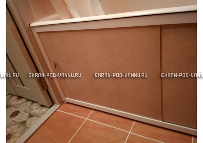 Раздвижной экран EUROPLEX Комфорт бежевый – купить по цене 6750 руб. в интернет-магазине в городе Брянск картинка 2