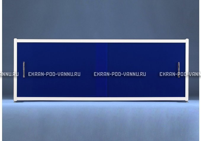Раздвижной экран EUROPLEX Комфорт синий – купить по цене 6750 руб. в интернет-магазине в городе Брянск картинка 1