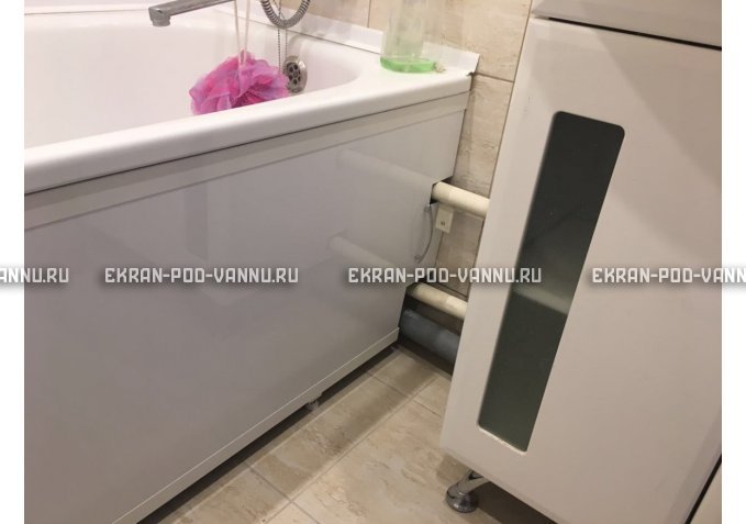 Экран под трубы EUROPLEX Универсал белый высокий – купить по цене 6550 руб. в интернет-магазине в городе Брянск картинка 1