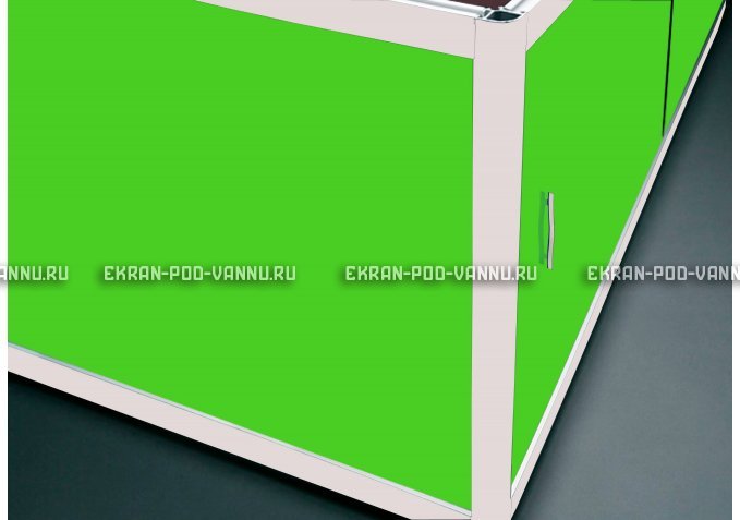 Торцевой экран EUROPLEX Комфорт салатовый – купить по цене 8760 руб. в интернет-магазине в городе Брянск картинка 1