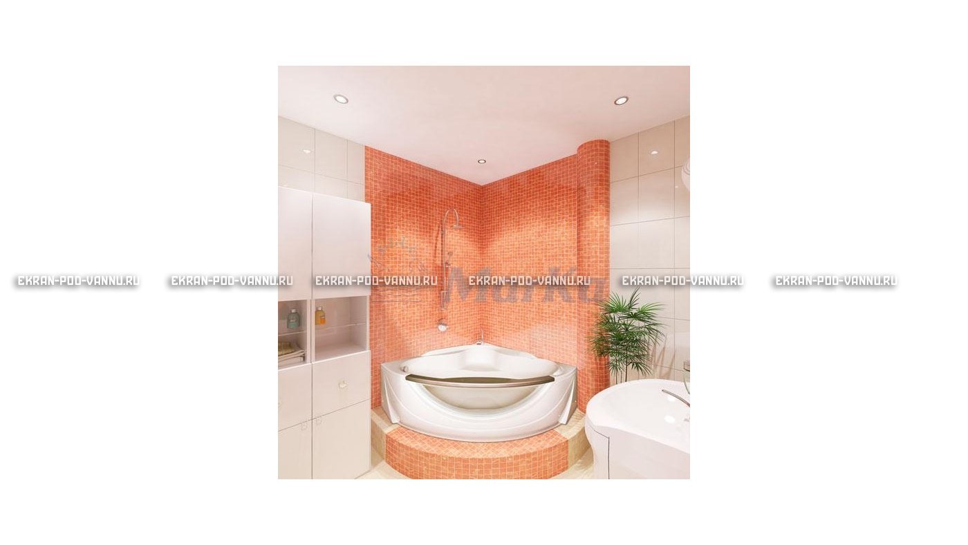 Акриловая ванна 1MarKa Grand Luxe 155х155 – купить по цене 39827 руб. в интернет-магазине в городе Брянск картинка 15