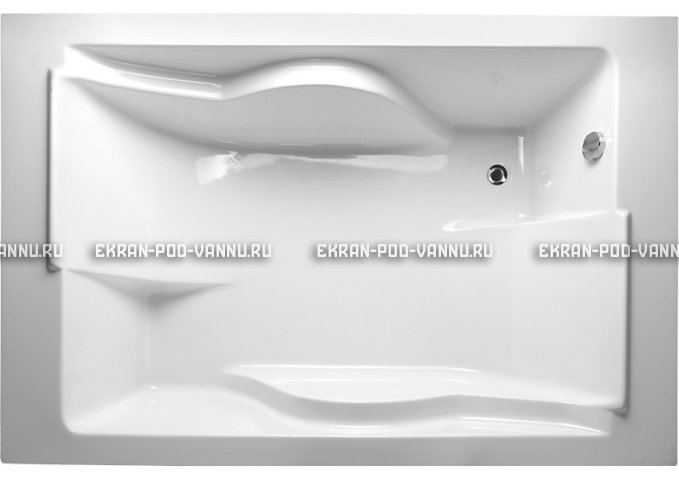 Акриловая ванна Vayer Coral 180x120 – купить по цене 33850 руб. в интернет-магазине в городе Брянск картинка 2
