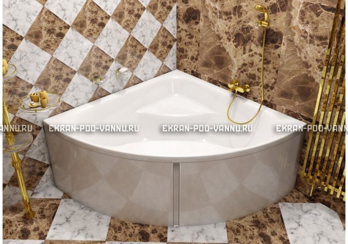 Акриловая ванна Vayer Persefona 140x140 – купить по цене 25230 руб. в интернет-магазине в городе Брянск картинка 1
