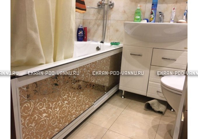 Раздвижной экран EUROPLEX Роликс Золото – купить по цене 12500 руб. в интернет-магазине в городе Брянск картинка 1
