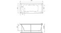 Акриловая ванна Relisan Loara 180x80 – купить по цене 23580 руб. в интернет-магазине в городе Брянск картинка 17