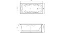 Акриловая ванна Relisan Marina 170x75 – купить по цене 15725 руб. в интернет-магазине в городе Брянск картинка 17
