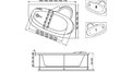 Акриловая ванна Relisan Ariadna 150x110 – купить по цене 24690 руб. в интернет-магазине в городе Брянск картинка 13