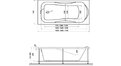 Акриловая ванна Relisan Elvira 160x75 – купить по цене 15940 руб. в интернет-магазине в городе Брянск картинка 13