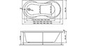 Акриловая ванна Relisan Lada 140x70 – купить по цене 13750 руб. в интернет-магазине в городе Брянск картинка 13