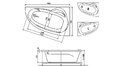Акриловая ванна Relisan Zoya 140x90 – купить по цене 19000 руб. в интернет-магазине в городе Брянск картинка 13