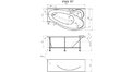 Акриловая ванна 1MarKa Gracia 160x95 – купить по цене 20300 руб. в интернет-магазине в городе Брянск картинка 17