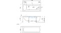 Акриловая ванна 1MarKa Modern 150x70 – купить по цене 9210 руб. в интернет-магазине в городе Брянск картинка 17
