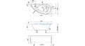 Акриловая ванна 1MarKa Piccolo 150х75 – купить по цене 11310 руб. в интернет-магазине в городе Брянск картинка 25