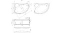 Акриловая ванна 1MarKa Catania 160x100 – купить по цене 17650 руб. в интернет-магазине в городе Брянск картинка 13